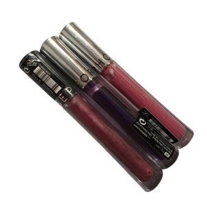 Set of 3 Sephora Ultra Shine Lip Gel Lip Gloss Purple Pink Amethyst